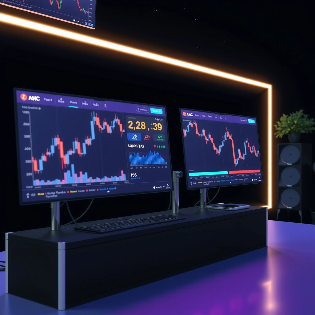 Trading dashboard interface